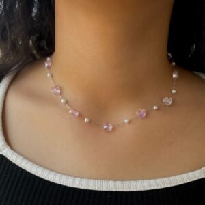 Blush Hearts Necklace